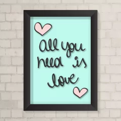 Quadro Casa Love - comprar online