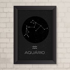 Quadro Casa Signo Aquário - comprar online