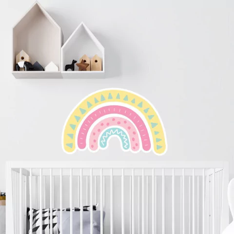 Adesivo de Cabeceira Arco-Íris