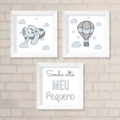 Kit de Quadros Avião e Balão