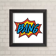 Quadro Infantil Bang - comprar online