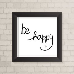 Quadro Casa Be Happy - comprar online