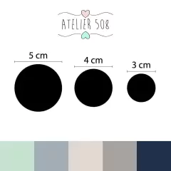 Adesivos Bolinhas Azul Verde Água e Cinza - comprar online