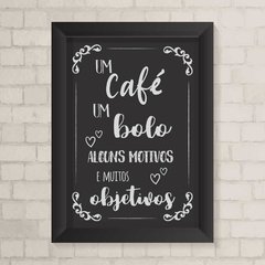 Quadro Casa Café e Bolo - comprar online