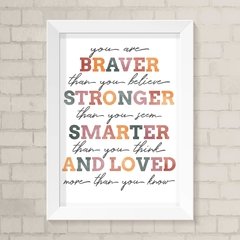Quadro Infantil Braver