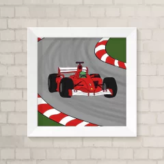 Quadro Infantil Fórmula 1