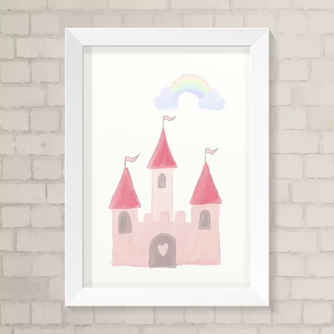 Quadro Infantil Castelo