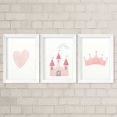 Kit de Quadros Castelo de Princesa