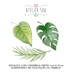 Adesivos Folhas Safari Aquarela - comprar online