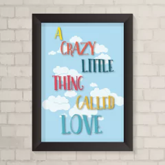 Quadro Infantil Crazy Love - comprar online