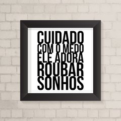 Quadro Casa Cuidado - comprar online