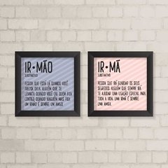 Kit de Quadros Irmãos - comprar online