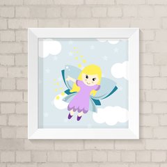 Quadro Infantil Fada Loira