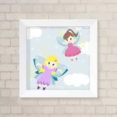 Quadro Infantil Fadas