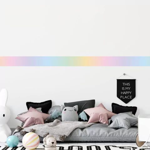 Faixa de Parede Degradê Candy Colors