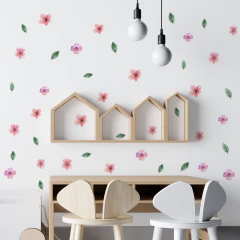 Adesivos Flores e folhas Aquarela - Atelier 508