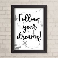 Quadro Infantil Siga seus Sonhos - comprar online