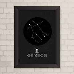 Quadro Casa Signo Gêmeos - comprar online