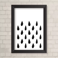 Quadro Infantil Gotinhas - comprar online