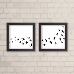 Kit de Quadros Andorinhas - comprar online