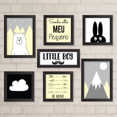 Kit de Quadros Be Brave Little Boy - comprar online