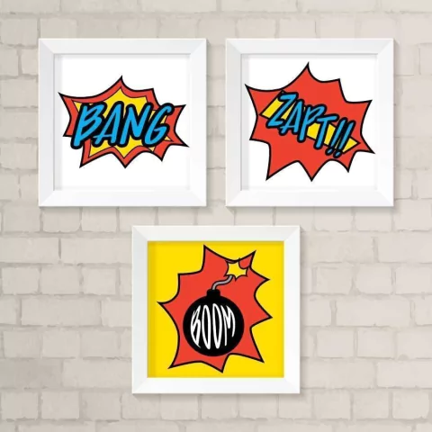 Kit de Quadros Boom