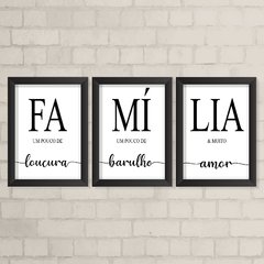 Kit de Quadros Familia - comprar online
