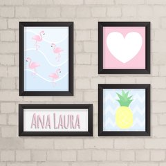 Kit de Quadros Flamingos - comprar online