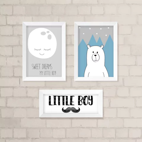 Kit de Quadros Little Boy