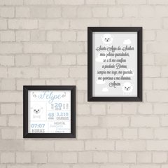 Kit de Quadros Santo Anjo e Nascimento - comprar online