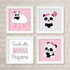 Kit de Quadros Panda Baby