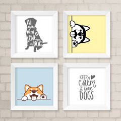 Kit de Quadros Cachorros