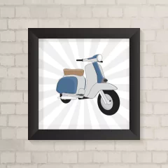 Quadro Infantil Lambreta - comprar online