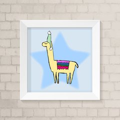 Quadro Infantil Lhama