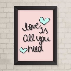 Quadro Casa Love - comprar online
