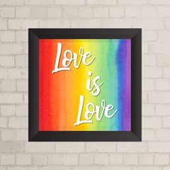 Quadro Casa Love is Love - comprar online