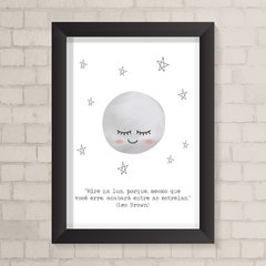 Quadro Infantil Mire na Lua - comprar online