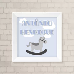 Quadro com Nome Cavalinho