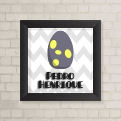 Quadro com Nome Dino - comprar online
