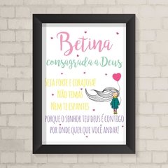 Quadro com Nome e Significado Menina - comprar online