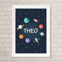 Quadro com Nome Espaço