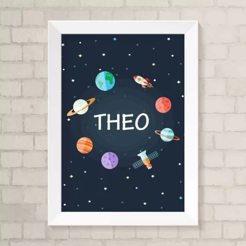 Quadro com Nome Espaço
