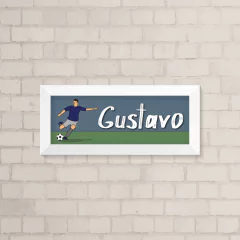 Quadro com Nome Futebol