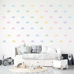Adesivos Nuvens Candy Colors 10cm