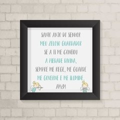 Quadro Infantil Oração Menino - comprar online