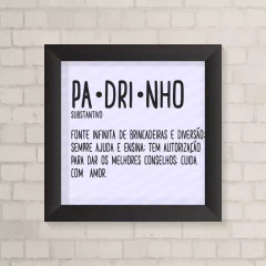 Quadro Infantil Padrinho - comprar online