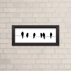 Quadro Casa Passarinhos - comprar online