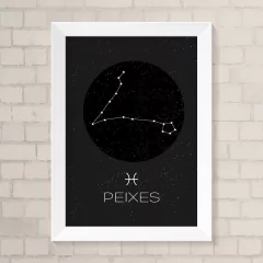 Quadro Casa Signo Peixes