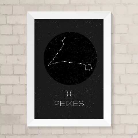 Quadro Casa Signo Peixes