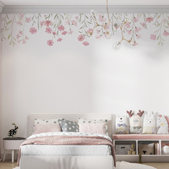 Adesivos Ramos Pendentes Flores Aquarela Rosa na internet